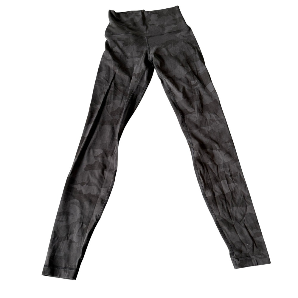 Lululemon Align High-Rise Pant 28 Heritage 365 Camo Deep Coal‎ Multi Size 4